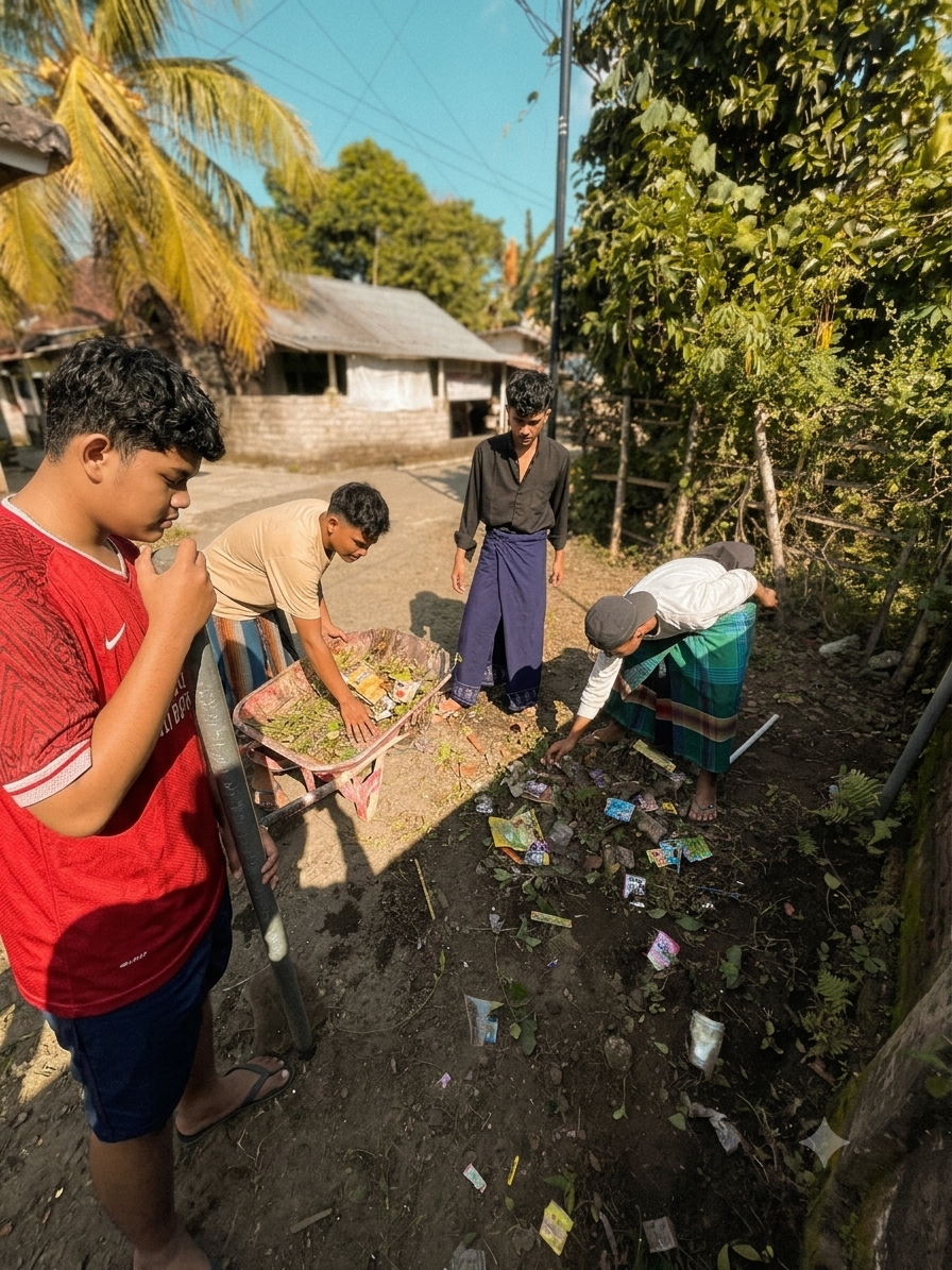 Gotong Royong Di Dusun Jabon